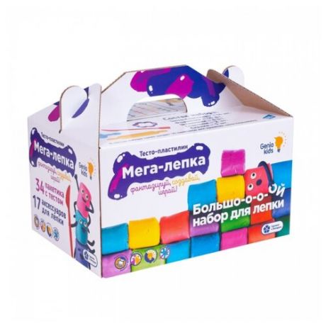 Пластилин Genio Kids Мега лепка