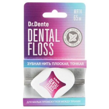 Dr. Dente зубная нить плоская