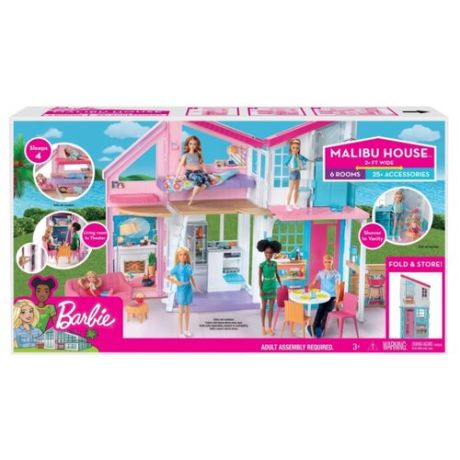 Barbie кукольный домик Малибу