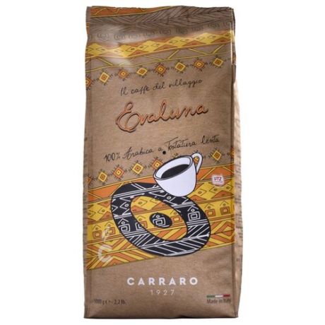 Кофе в зернах Carraro Evaluna
