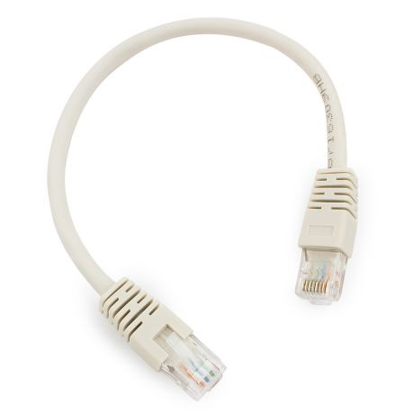 Сетевой кабель Gembird Cablexpert UTP cat.6 0.25m Grey PP6U-0.25M