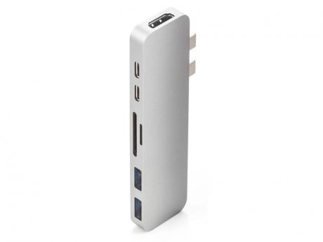 Хаб USB HyperDrive Hyper Duo 7-in-2 Hub Silver GN28B-SILVER