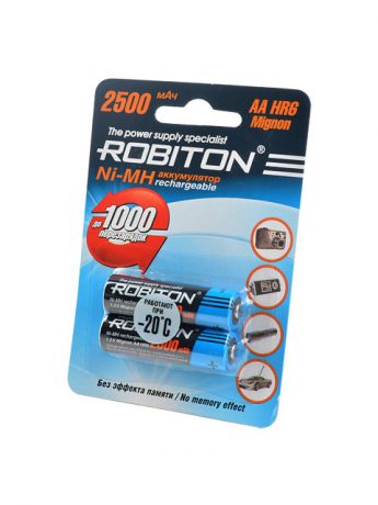 Аккумулятор AA - Robiton 2500MHAA-2 BL2 8793 (2 штуки)