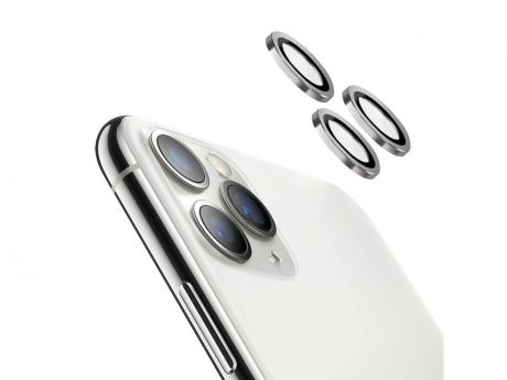 Защитное стекло для камеры Activ для APPLE iPhone 11 / iPhone11 Pro / iPhone 11 Pro Max Lensprotection Silver 112868