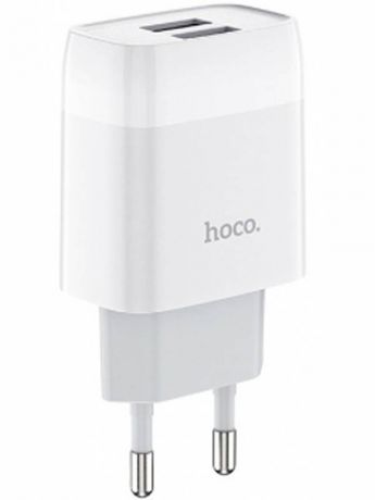 Зарядное устройство Hoco C73A Glorious 2xUSB White 115178