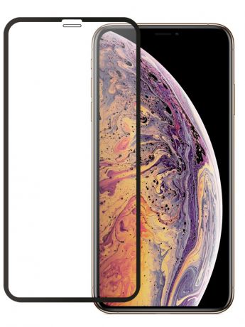 Защитное стекло Pero для APPLE iPhone Xs Max/11 Pro Max Full Screen Cover Full Glue Black PGFG-IXSM