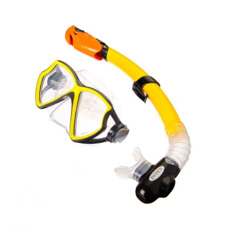 Набор маска + трубка Intex Silicone Aviator Pro Swim 55960