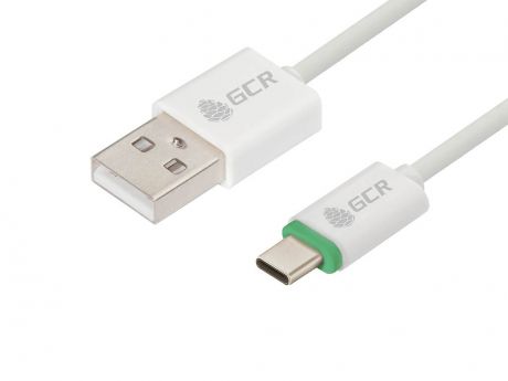 Аксессуар Greenconnect USB 2.0 AM/CM 75cm White-Green GCR-50995