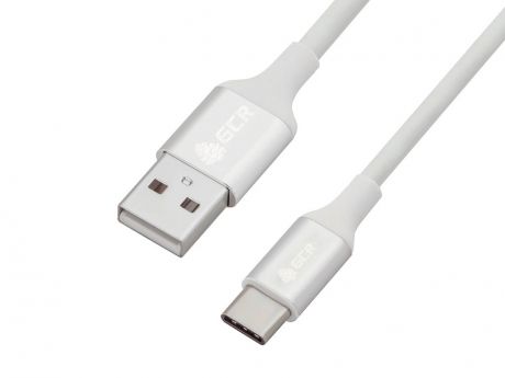 Аксессуар Greenconnect USB 2.0 AM/CM 2m White-Silver GCR-50861
