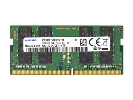 Модуль памяти Samsung DDR4 SO-DIMM 2666MHz PC-21300 CL19 - 16Gb M471A2K43CB1-CTD
