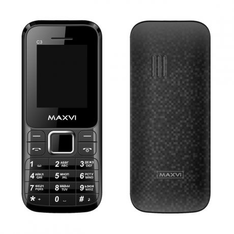 Сотовый телефон Maxvi C3 Black