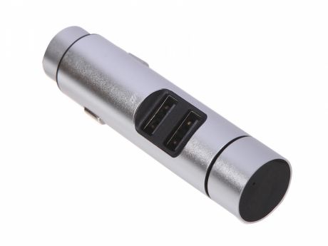 Зарядное устройство Baseus Energy Column Car Wireless MP3 Charger Silver CCNLZ-0S