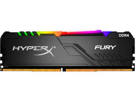 Модуль памяти Kingston HyperX Fury RGB DDR4 DIMM 3600Mhz PC-28800 CL17 - 16Gb HX436C17FB3A/16