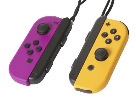 Контроллер Nintendo Joy-Con Neon Purple-Neon Orange