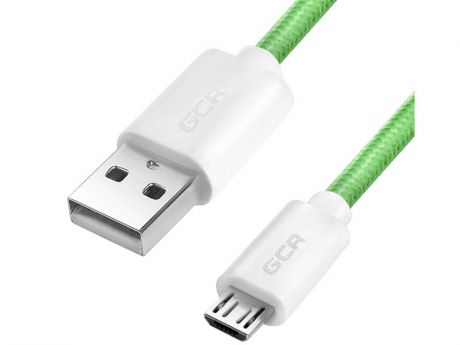 Аксессуар Greenconnect USB - MicroUSB 50cm Green GCR-51690
