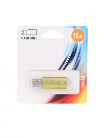 USB Flash Drive 16Gb - Perfeo C14 Metal Series Gold PF-E02Gl016ES