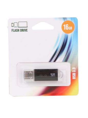 USB Flash Drive 16Gb - Perfeo C14 Metal Series Black PF-E02B016ES