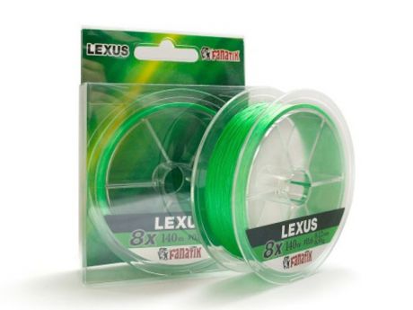 Леска Fanatik Lexus PE X8 (#1,5) 0.20mm 140m Light Green LXPEX814015