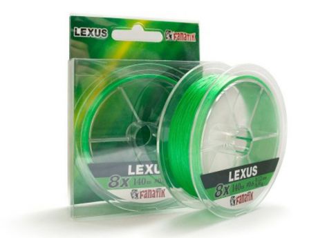 Леска Fanatik Lexus PE X8 (#1,0) 0.16mm 140m Light Green LXPEX814010