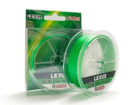 Леска Fanatik Lexus PE X8 (#0,8) 0.14mm 140m Light Green LXPEX814008