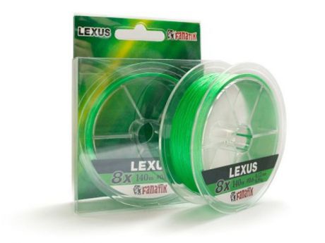 Леска Fanatik Lexus PE X8 (#0,6) 0.12mm 140m Light Green LXPEX814006