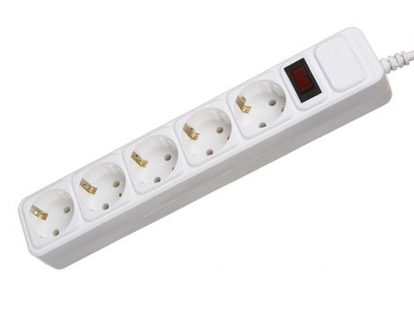 Сетевой фильтр 5bites 5 Sockets 3m White SP5W-130