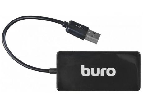 Хаб Buro USB2.0 4xUSB BU-HUB4-U2.0-Slim