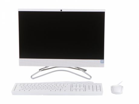 Моноблок HP 22-c0115ur White 7KE55EA (Intel Core i3-8130U 2.2 GHz/4096Mb/128Gb SSD/Intel HD Graphics/Wi-Fi/Bluetooth/Cam/21.5/1920x1080/Windows 10 Home 64-bit)