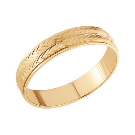 Обручальное кольцо SOKOLOV из красного золота