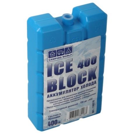 Camping World Аккумулятор холода Iceblock 400 голубой