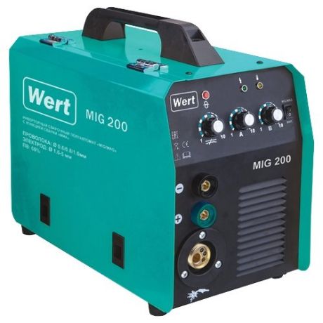 Сварочный аппарат Wert MIG 200 (MIG/MAG, MMA)