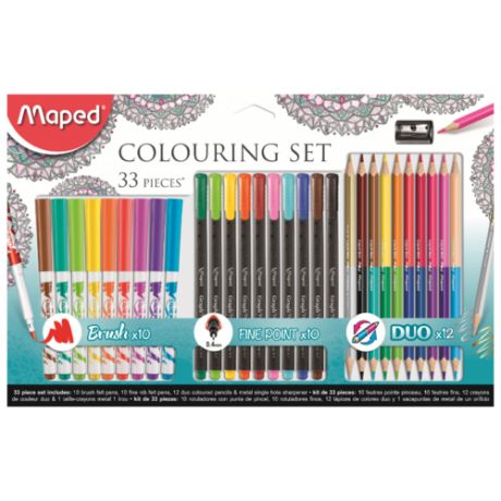 Maped Colouring Set Набор для рисования 33 предмета (897417)
