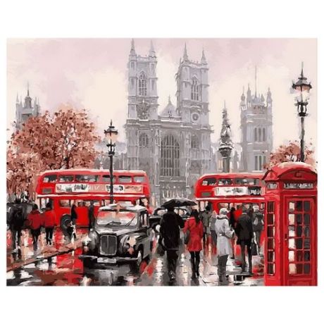 Molly Картина по номерам "Лондонский транспорт" 40х50 см (GX8088)