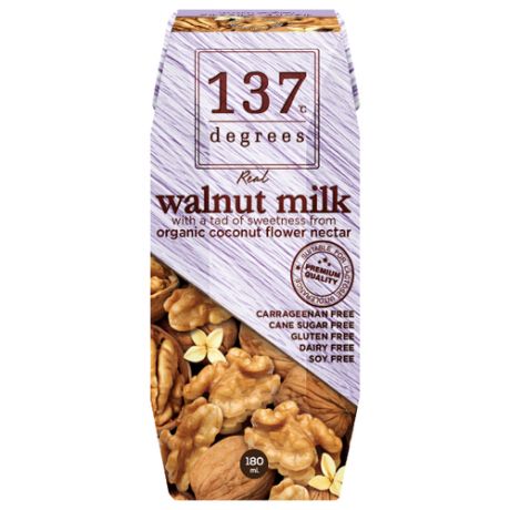 Ореховый напиток 137 Degrees Walnut Milk Original 180 мл