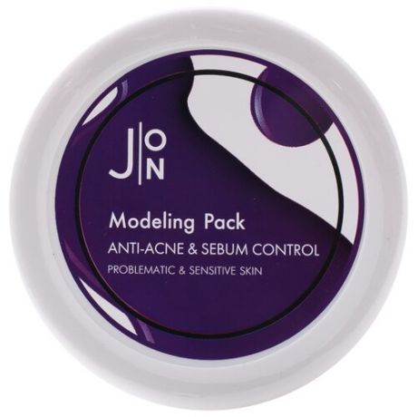 J:ON Альгинатная маска против акне и для контроля жирности кожи лица Anti-Acne & Sebum Control Modeling Pack, 18 г