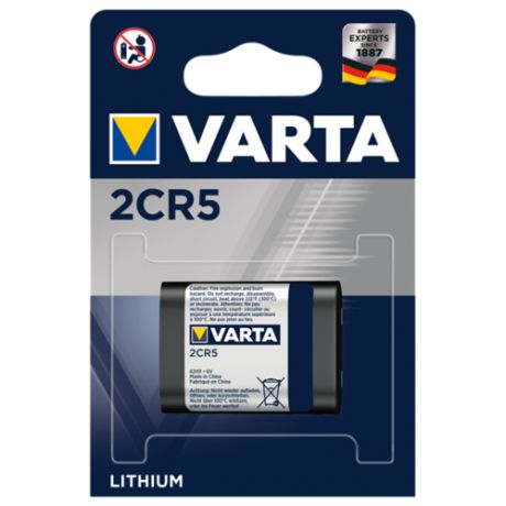 Батарейка VARTA Professional 2CR5 1 шт блистер