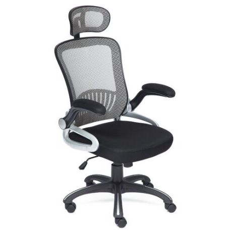 Компьютерное кресло TetChair Mesh-2, обивка: текстиль, цвет: черный/серый