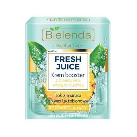 Bielenda Fresh Juice Krem Booster Увлажняющий крем с биоактивной цитрусовой водой Ананас, 50 мл