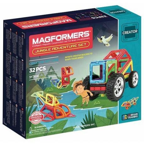 Магнитный конструктор Magformers Creator 703009 Приключение в джунглях
