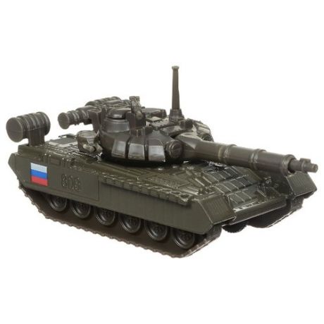 Танк ТЕХНОПАРК Т-90 (SB-16-19-T90-G-WB) 12 см темно-зеленый