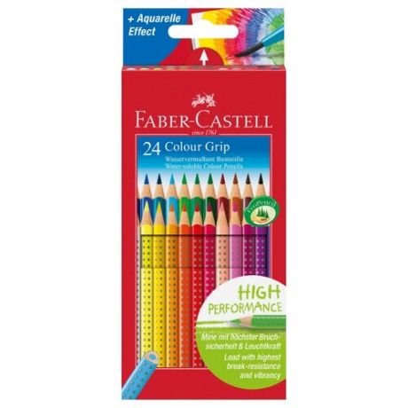 Faber-Castell Цветные карандаши Grip 24 цвета (112424)