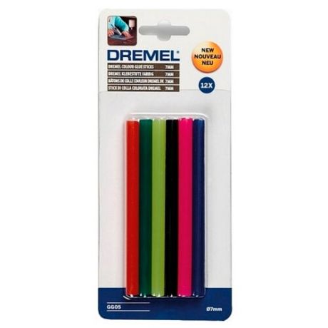 Dremel Клеевые стержни 7х100 мм (GG05), 12 шт 2615GG05JA