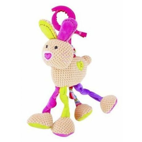 Подвесная игрушка Жирафики Зайка Полли (93688) бежевый
