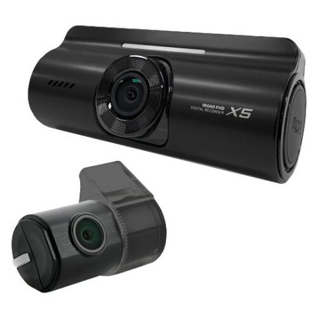 Видеорегистратор IROAD X5, 2 камеры черный