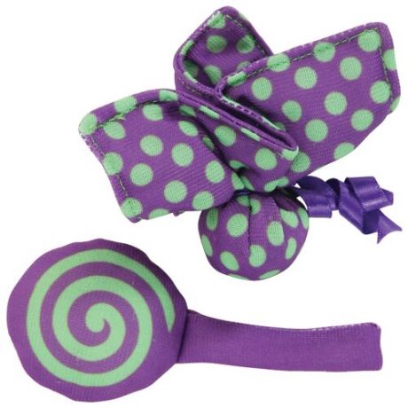 Игрушка для кошек ZOLUX бабочка и конфета (580117VIO) фиолетовый