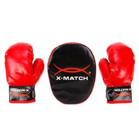 Боксерский набор X-Match (87903) красный/черный