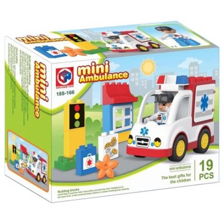Конструктор Kids home toys 188-166 Mini Ambulance