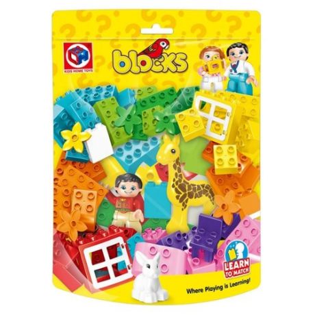 Конструктор Kids home toys Blocks JY195047 Зоопарк: Жираф
