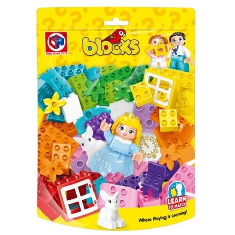 Конструктор Kids home toys Blocks JY195049 Сказка с девочкой и кроликом