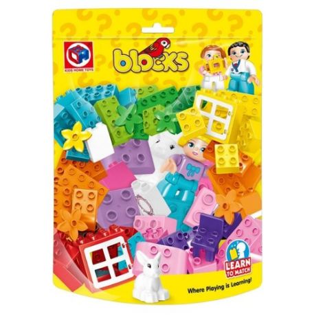 Конструктор Kids home toys Blocks JY195048 Зоопарк: Кролик